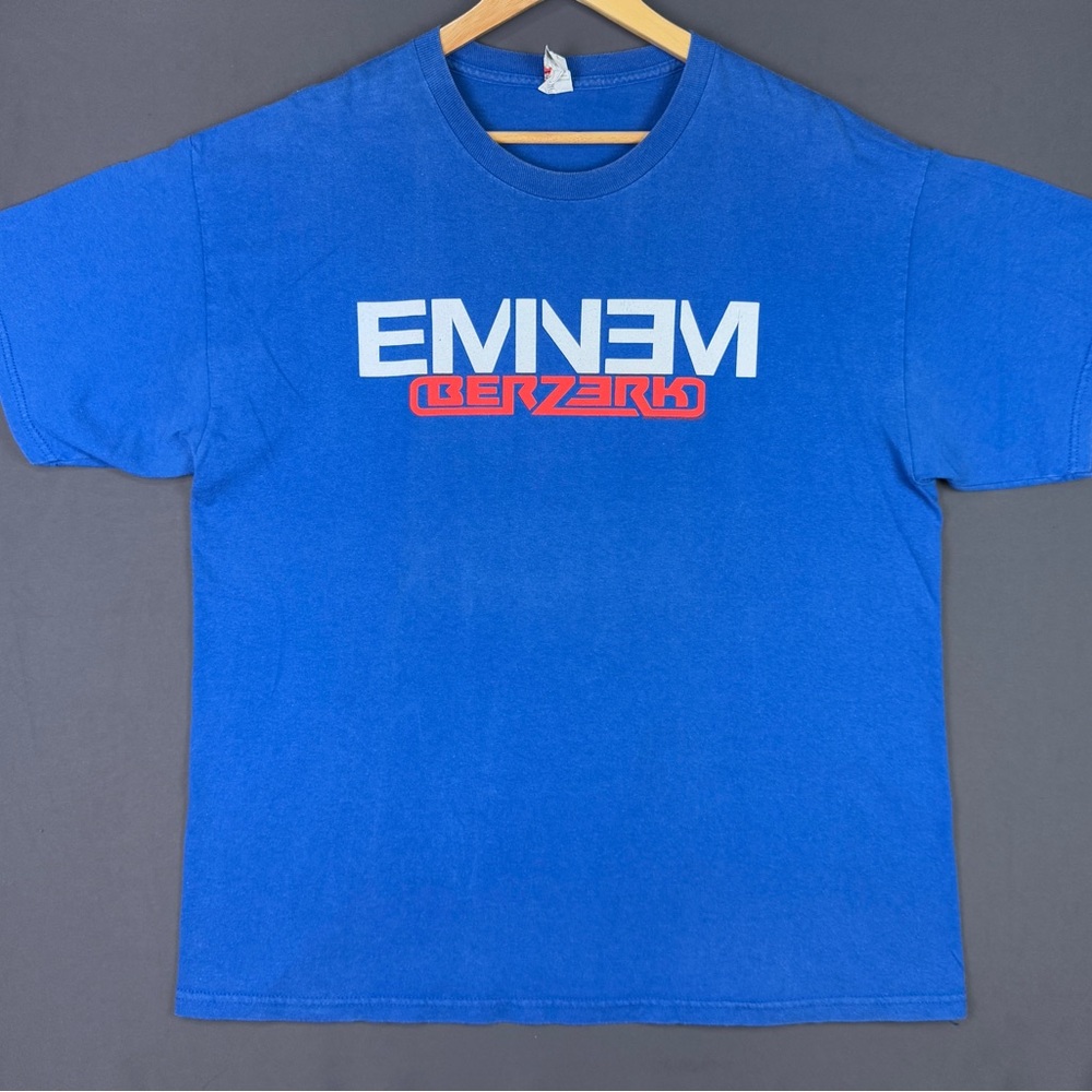 Eminem Rap Tee Y2K Hip Hop Berzerk Album Tour Concert Promo Rare XL Streetwear
